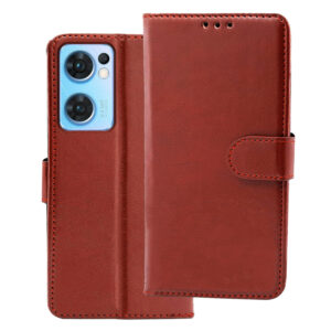 Buy Oppo Reno 7 5G flip cover | Oppo CPH2371 flip cover | Oppo Reno 7 5G / CPH2371 | Brown