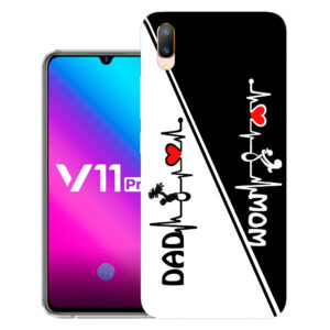 Vivo V11 Pro back cover | Vivo 1804 back cover | Vivo V11 Pro / Vivo 1804 | Mom Dad | Design_109