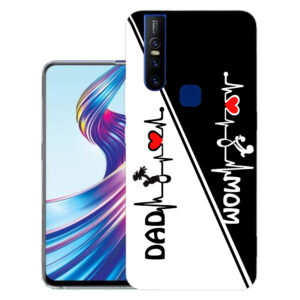 Vivo V15 back cover | Vivo 1819 back cover | Vivo V15 / Vivo 1819 | Mom Dad | Design_109