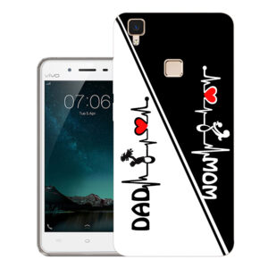 Vivo V3 back cover | Vivo V3 back cover | Vivo V3 / Vivo V3 | Mom Dad | Design_109