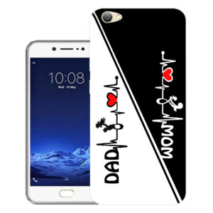 Vivo V5s back cover | Vivo 1713 back cover | Vivo V5s / Vivo 1713 | Mom Dad | Design_109