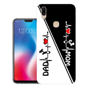 Vivo V9 back cover | Vivo 1723 back cover | Vivo V9 / Vivo 1723 | Mom Dad | Design_109