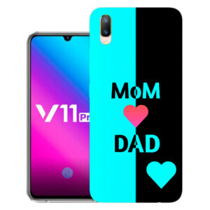 Vivo V11 Pro back cover | Vivo 1804 back cover | Vivo V11 Pro / Vivo 1804 | Dad Mom | Design_112