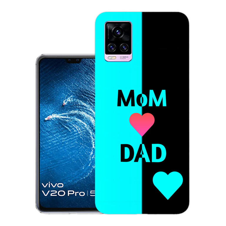 Vivo V20 back cover | Vivo V2025 back cover | Vivo V20 / Vivo V2025 | Dad Mom | Design_112