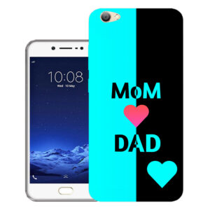 Vivo V5s back cover | Vivo 1713 back cover | Vivo V5s / Vivo 1713 | Dad Mom | Design_112