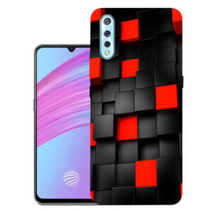 Vivo S1 2019 back cover | Vivo 1907 back cover | Vivo S1 2019 / Vivo 1907 | Red Black Box | Design_117
