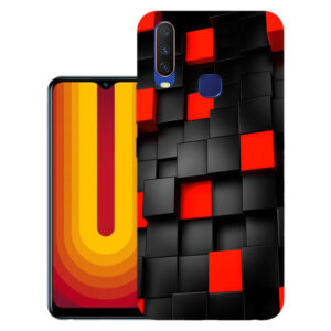Vivo U10 back cover | Vivo 1916 back cover | Vivo U10 / Vivo 1916 | Red Black Box | Design_117
