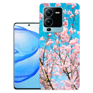 Vivo V25 back cover | Vivo V2202 back cover | Vivo V25 / Vivo V2202 | flower | Design_133