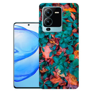 Vivo V25 back cover | Vivo V2202 back cover | Vivo V25 / Vivo V2202 | Green leaf | Design_134