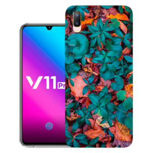 Vivo V11 Pro back cover | Vivo 1804 back cover | Vivo V11 Pro / Vivo 1804 | Green leaf | Design_134