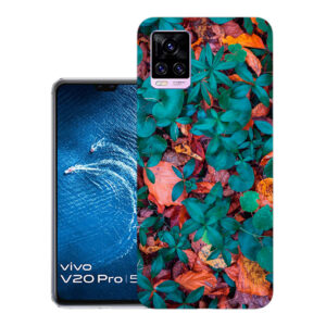 Vivo V20 back cover | Vivo V2025 back cover | Vivo V20 / Vivo V2025 | Green leaf | Design_134