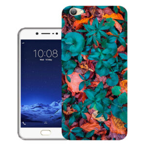 Vivo V5 back cover | Vivo 1601 back cover | Vivo V5 / Vivo 1601 | Green leaf | Design_134