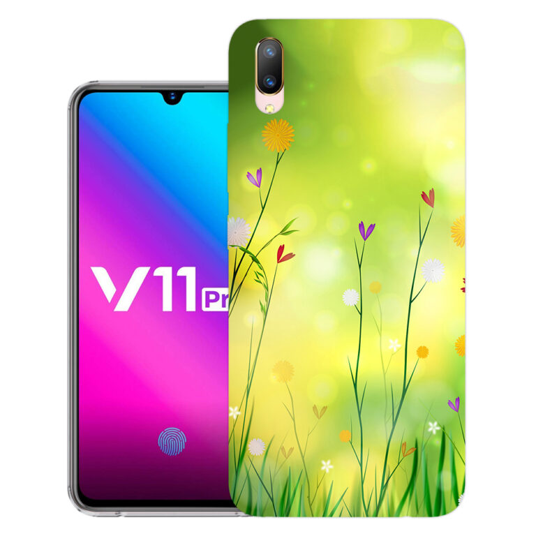 Vivo V11 Pro back cover | Vivo 1804 back cover | Vivo V11 Pro / Vivo 1804 | flower | Design_135