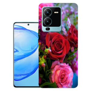 Vivo V25 back cover | Vivo V2202 back cover | Vivo V25 / Vivo V2202 | Rose flower | Design_136