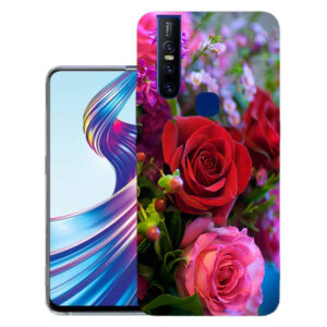 Vivo V15 back cover | Vivo 1819 back cover | Vivo V15 / Vivo 1819 | Rose flower | Design_136