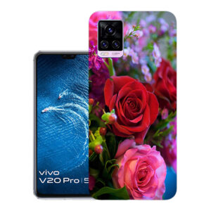 Vivo V20 Pro back cover | Vivo 2018 back cover | Vivo V20 Pro / Vivo 2018 | Rose flower | Design_136