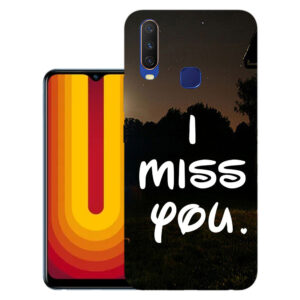 Vivo U10 back cover | Vivo 1916 back cover | Vivo U10 / Vivo 1916 | I miss you | Design_142