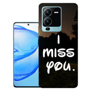 Vivo V25 back cover | Vivo V2202 back cover | Vivo V25 / Vivo V2202 | I miss you | Design_142