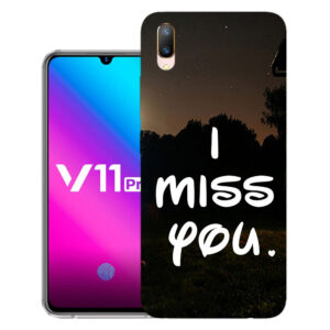 Vivo V11 Pro back cover | Vivo 1804 back cover | Vivo V11 Pro / Vivo 1804 | I miss you | Design_142