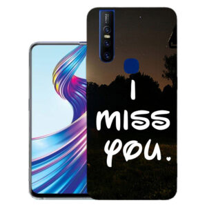 Vivo V15 back cover | Vivo 1819 back cover | Vivo V15 / Vivo 1819 | I miss you | Design_142