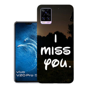 Vivo V20 back cover | Vivo V2025 back cover | Vivo V20 / Vivo V2025 | I miss you | Design_142