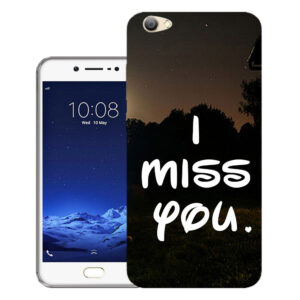 Vivo V5 back cover | Vivo 1601 back cover | Vivo V5 / Vivo 1601 | I miss you | Design_142
