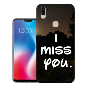 Vivo V9 Pro back cover | Vivo 1851 back cover | Vivo V9 Pro / Vivo 1851 | I miss you | Design_142