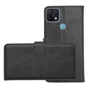 Oppo A15 Flip Cover :: Oppo A15 Cover  ::  Cover  :: Black