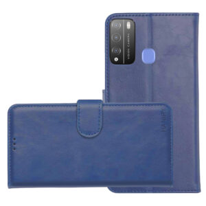 KALUA FLIP COVER FOR Itel Vision 1 Pro Flip Cover :: Itel Vision 1 Pro Cover  ::  Itel L6502 Cover  :: Blue