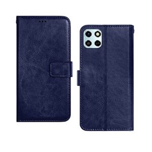 KALUA FLIP COVER FOR infinix smart 6 HD Flip Cover :: infinix smart 6 HD Cover  ::  Infinix X6512 Cover  :: Blue