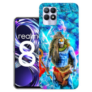 Realme 8i back cover | Realme RMX3151 back cover | Realme 8i / Realme RMX3151 | Shiv ji | Design_107