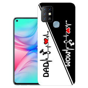 Infinix Hot 10 back cover | Infinix X682B back cover | Infinix Hot 10 / Infinix X682B | Mom Dad | Design_109