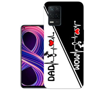 Realme 8 back cover | Realme RMX3085 back cover | Realme 8 / Realme RMX3085 | Mom Dad | Design_109
