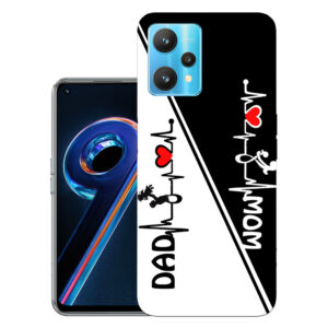 Realme 9 Pro back cover | Realme RMX3471 back cover | Realme 9 Pro / Realme RMX3471 | Mom Dad | Design_109