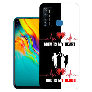Infinix Hot 9 Pro back cover | Infinix X655F back cover | Infinix Hot 9 Pro / Infinix X655F | Mom is my heart | Design_110