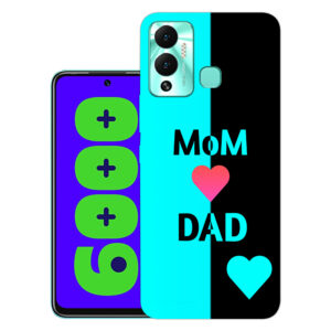 Infinix Hot 12 Play back cover | Infinix X6816C back cover | Infinix Hot 12 Play / Infinix X6816C | Dad Mom | Design_112
