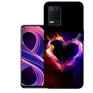 Realme 8 back cover | Realme RMX3085 back cover | Realme 8 / Realme RMX3085 | Heart | Design_116