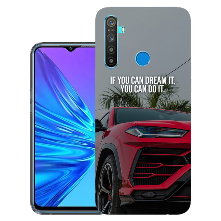 Realme 5s back cover | Realme RMX1925 back cover | Realme 5s / Realme RMX1925 | You Can do it | Design_120