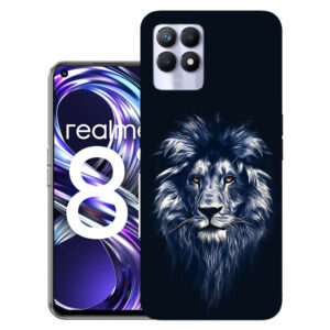 Realme 8i back cover | Realme RMX3151 back cover | Realme 8i / Realme RMX3151 | Lion | Design_124
