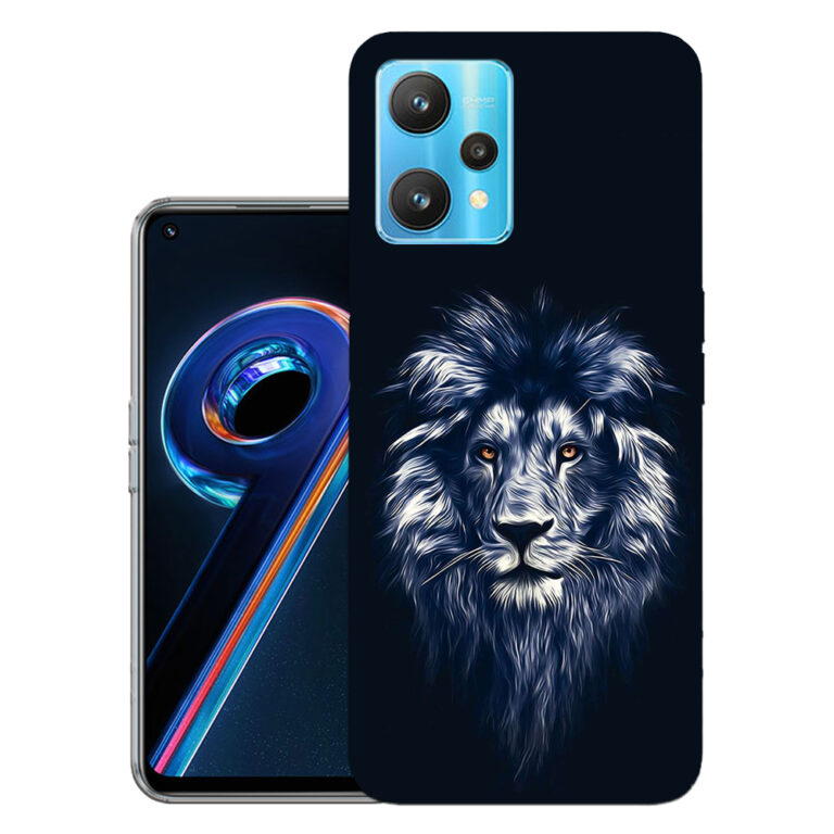Realme 9 Pro back cover | Realme RMX3471 back cover | Realme 9 Pro / Realme RMX3471 | Lion | Design_124