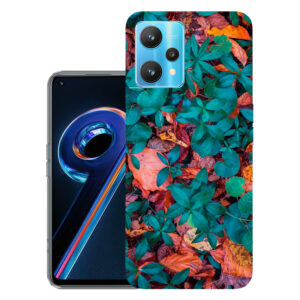 Realme 9 Pro Plus back cover | Realme RMX3392 back cover | Realme 9 Pro Plus / Realme RMX3392 | Green leaf | Design_134