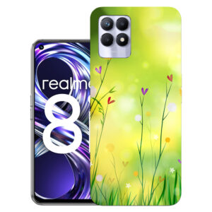 Realme 8i back cover | Realme RMX3151 back cover | Realme 8i / Realme RMX3151 | flower | Design_135