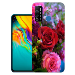 Infinix Hot 9 Pro back cover | Infinix X655F back cover | Infinix Hot 9 Pro / Infinix X655F | Rose flower | Design_136