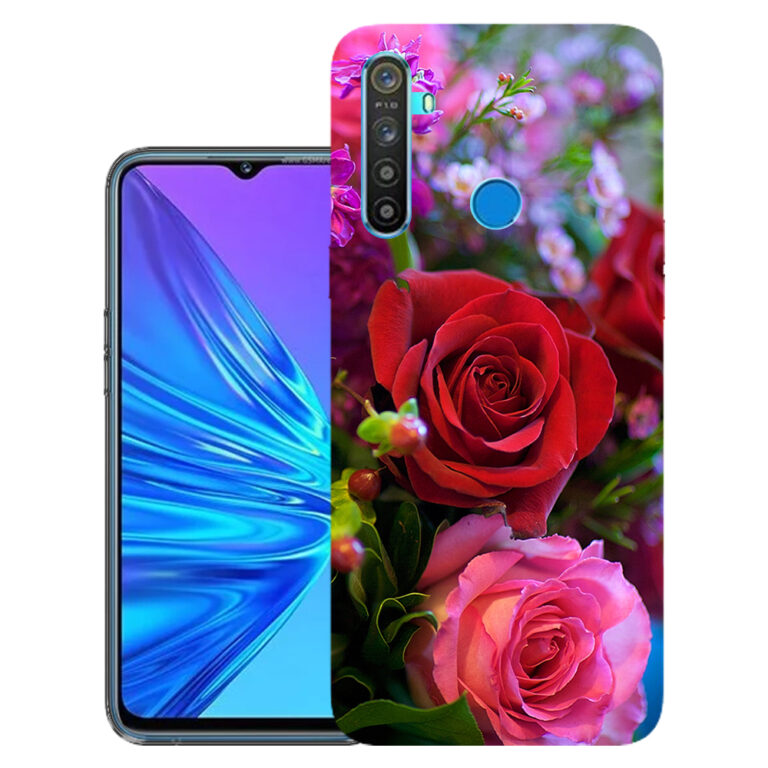 Realme 5s back cover | Realme RMX1925 back cover | Realme 5s / Realme RMX1925 | Rose flower | Design_136