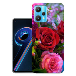 Realme 9 Pro back cover | Realme RMX3471 back cover | Realme 9 Pro / Realme RMX3471 | Rose flower | Design_136