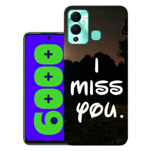 Infinix Hot 12 Play back cover | Infinix X6816C back cover | Infinix Hot 12 Play / Infinix X6816C | I miss you | Design_142