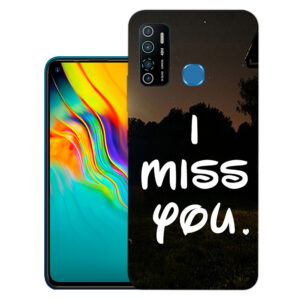 Infinix Hot 9 Pro back cover | Infinix X655F back cover | Infinix Hot 9 Pro / Infinix X655F | I miss you | Design_142