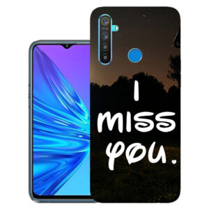Realme 5i back cover | Realme RMX2030 back cover | Realme 5i / Realme RMX2030 | I miss you | Design_142