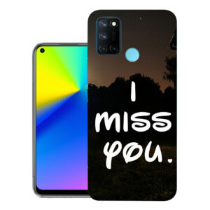 Realme 7i back cover | Realme RMX2103 back cover | Realme 7i / Realme RMX2103 | I miss you | Design_142