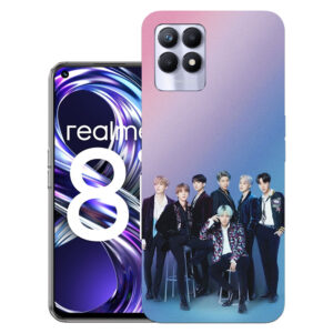 Realme 8i back cover | Realme RMX3151 back cover | Realme 8i / Realme RMX3151 | bts team | Design_143